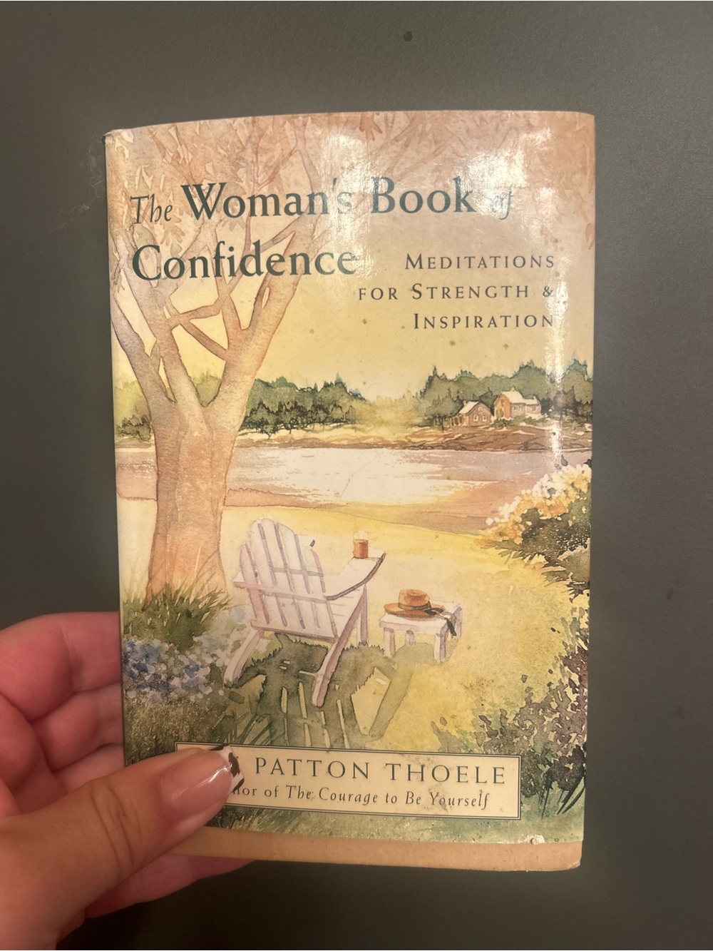 The Woman's Book of Confidence — Green & Cream Hardcover